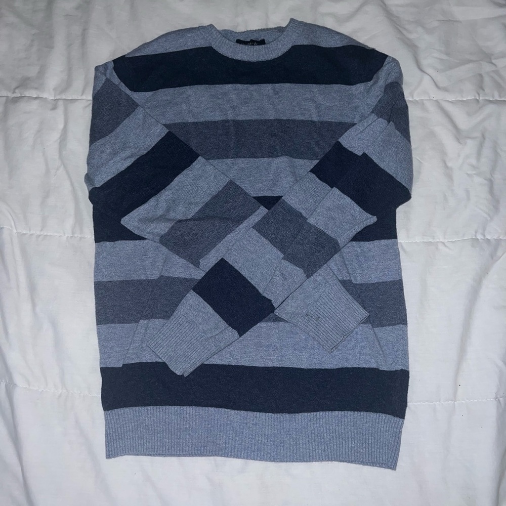 GREY , BLUE shade(s) Sweater LONG SLEEVE